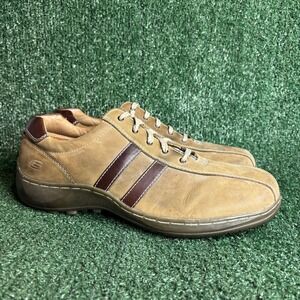 Skechers‎ 4400 Leather Lace Up Casual Y2K Gorpcore 90s Sneakers Tan Mens Size 11